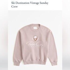 Ski Destination Vintage Sunday Crew
